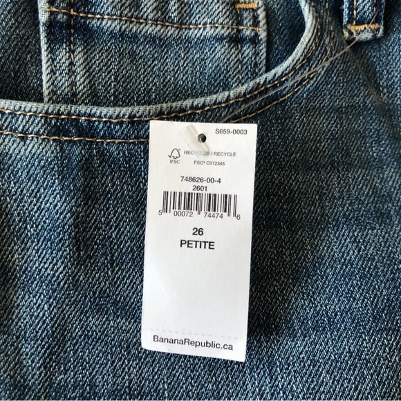 BNWT. BANANA REPUBLIC DENIM PETITE - Picture 2 of 7